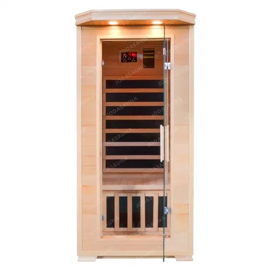 Home Indoor Holz-Hemlock-Infrarot-Sauna für 1 Person