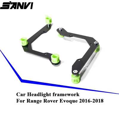 Sanvi 2PCS Auto-Lichtrahmen für Range Rover Evoque 2016